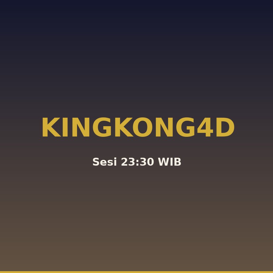 Kingkong4d Angka Main 23 Hari Ini 1 Oktober 2026, Paito (72149)
